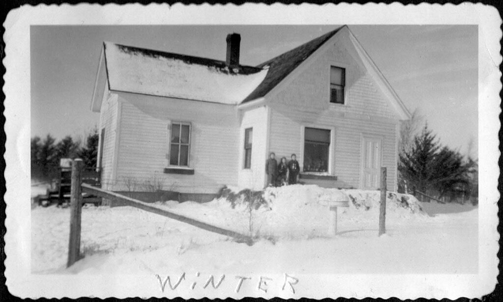 Farm House In Winter