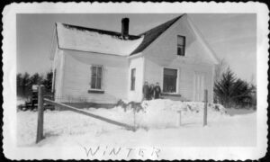 Farm House In Winter
