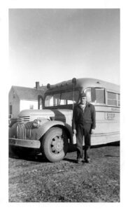 Omer Espe - bus driver ca 1957