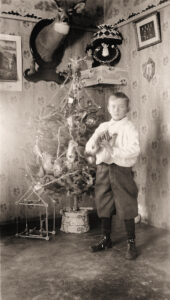 Omer Espe and Christmas presents in 1924