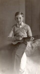 Omer with ukelele