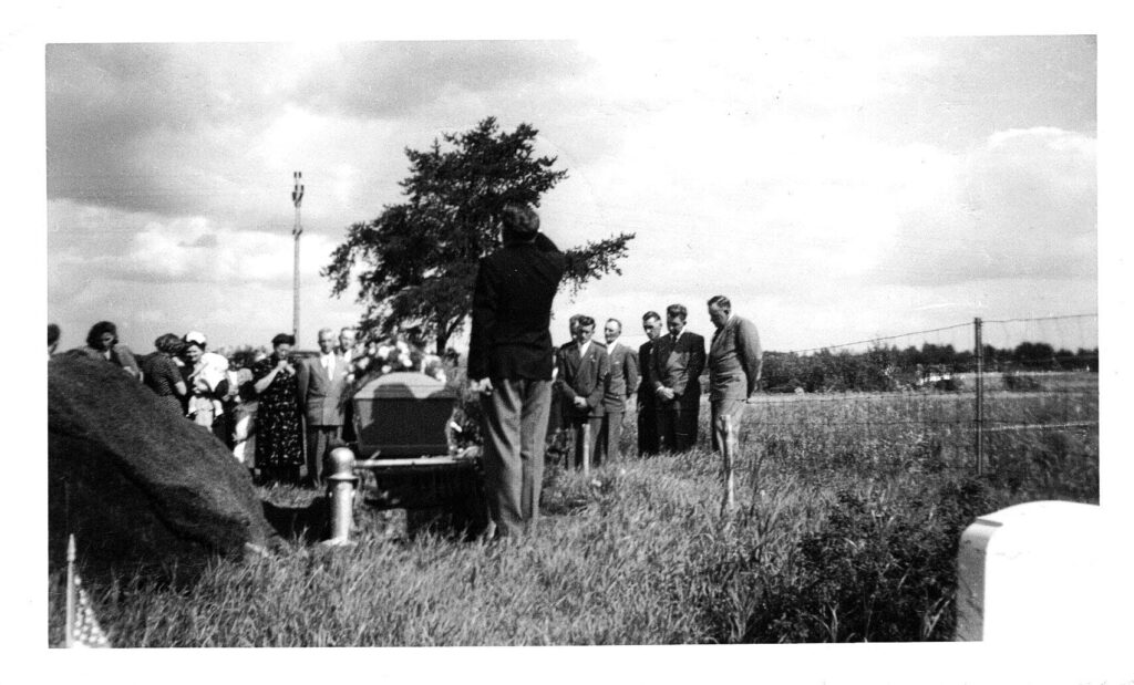 1951 Burial for Lorntz Espe