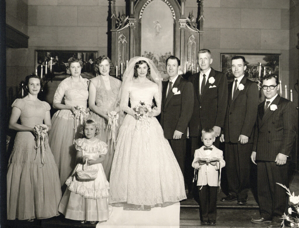 Jerome & Betty wedding party